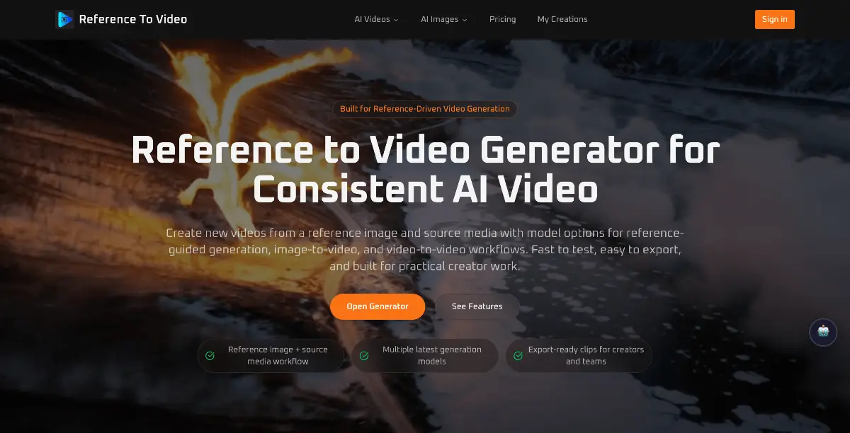 Reference To Video - Screenshot 1