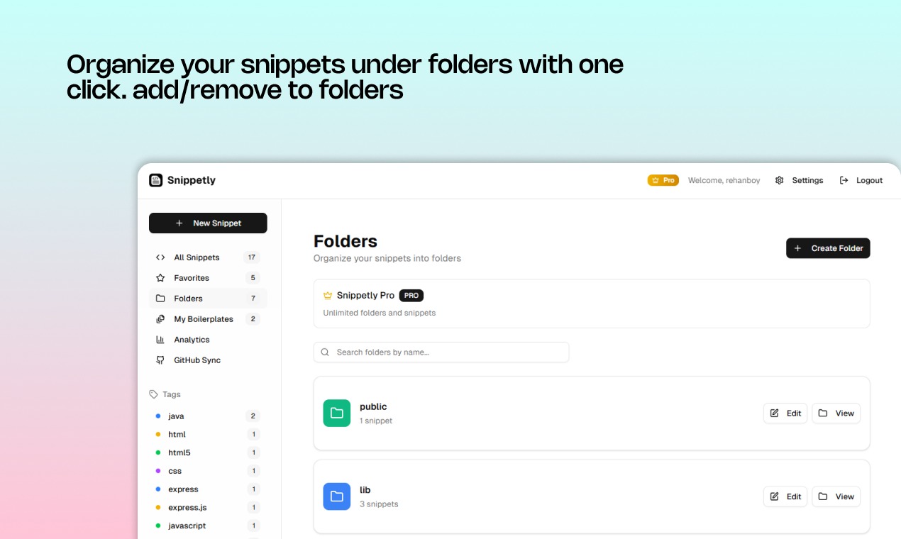 Snippetly - Screenshot 3