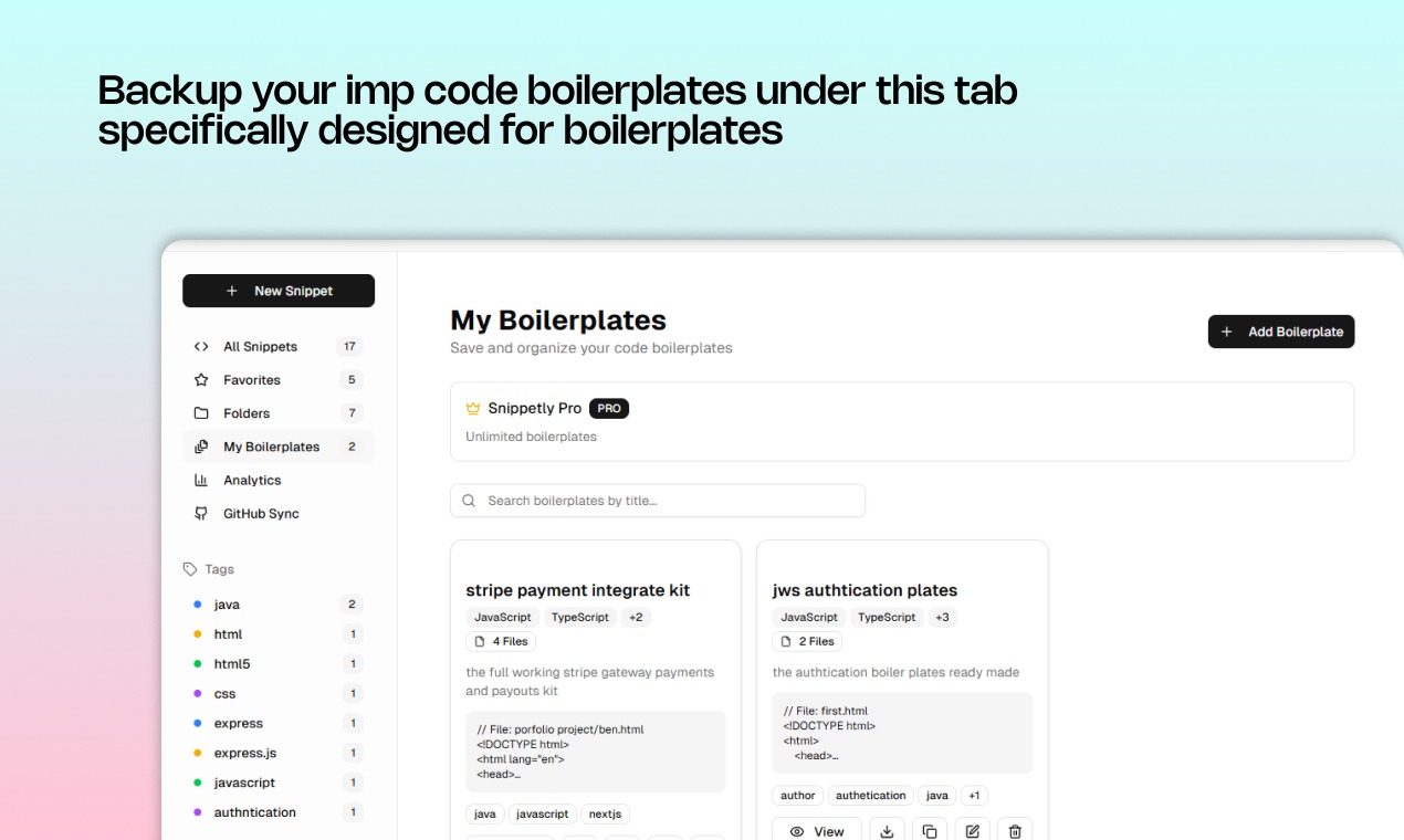 Snippetly - Screenshot 4