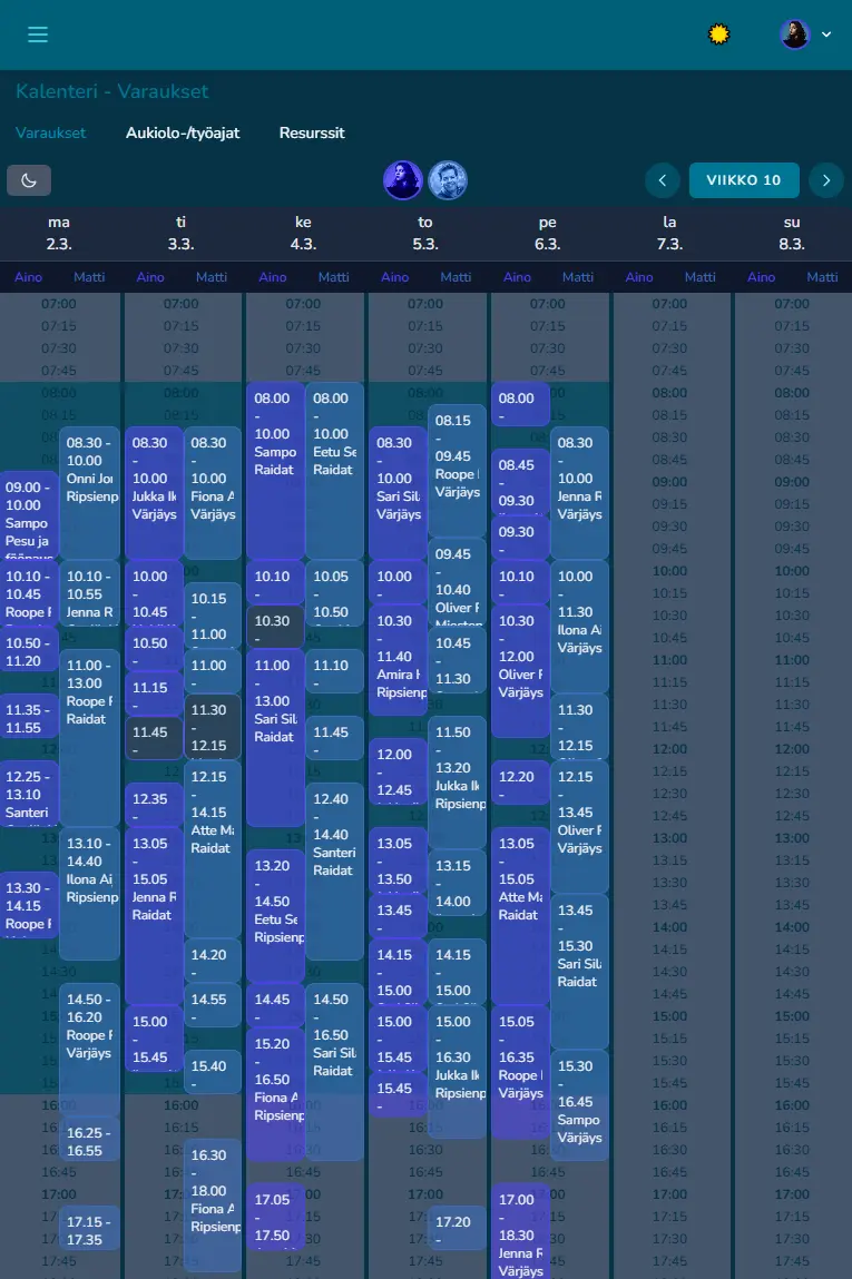 Aikanen - Booking and POS - Screenshot 4