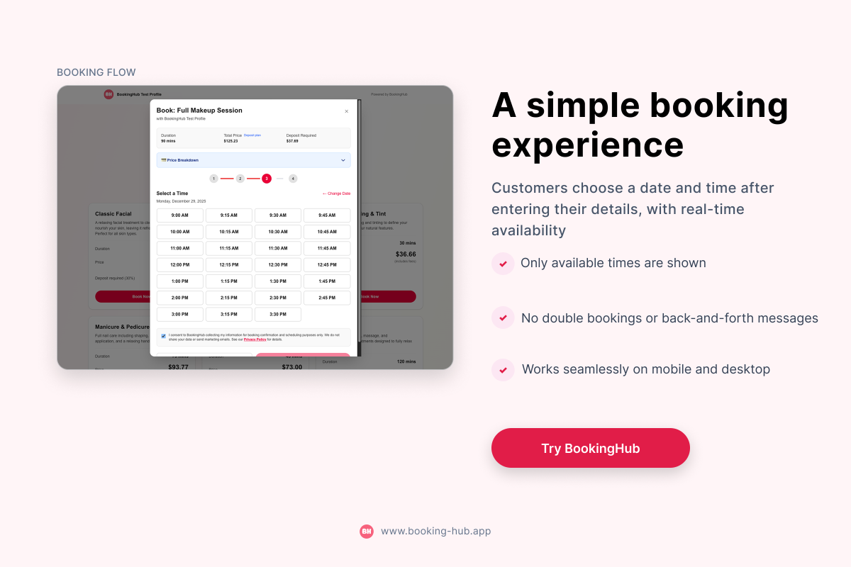 BookingHub - Online Booking & Payments Platform - Screenshot 3