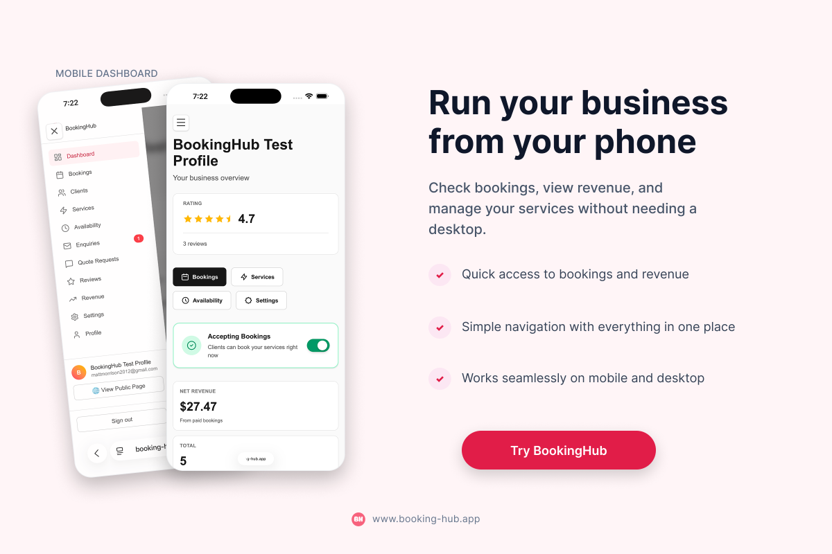 BookingHub - Online Booking & Payments Platform - Screenshot 4