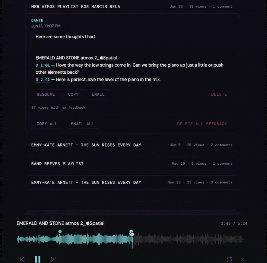 Track Lyst - Screenshot 3