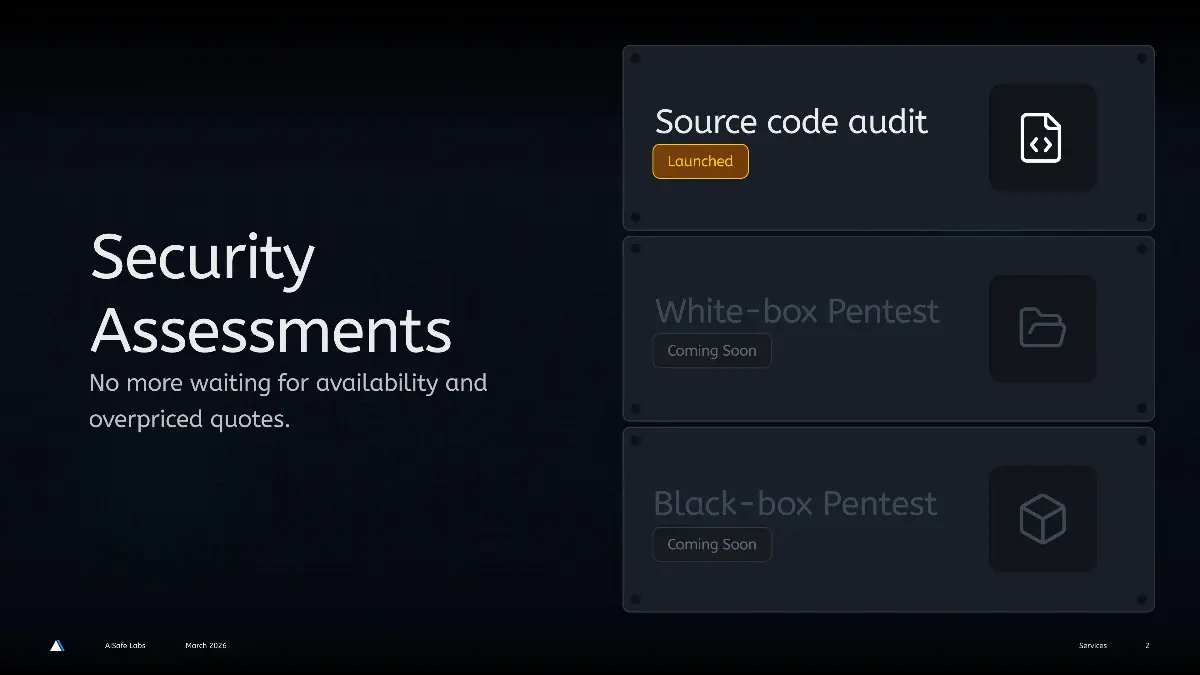 AISafe Labs - Screenshot 1