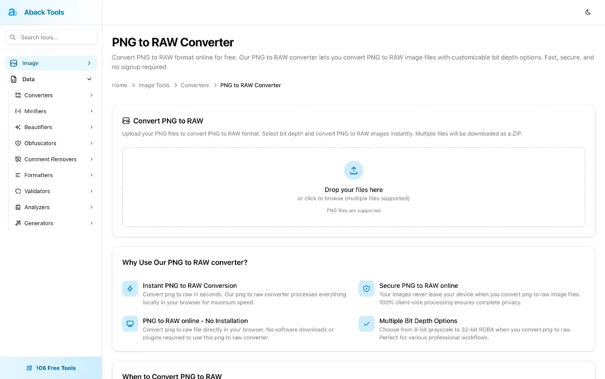 Aback Tools - Screenshot 2