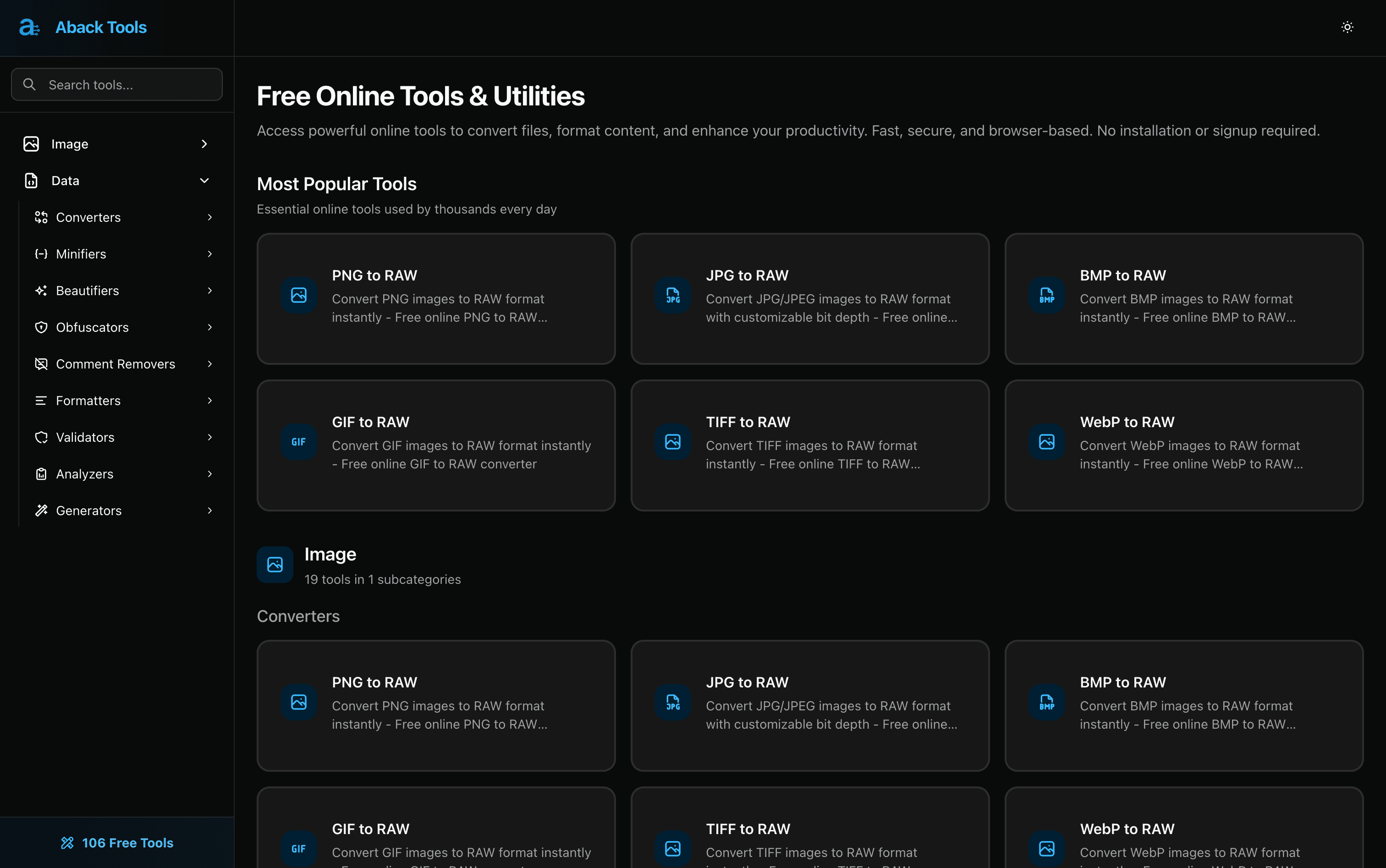 Aback Tools - Screenshot 3