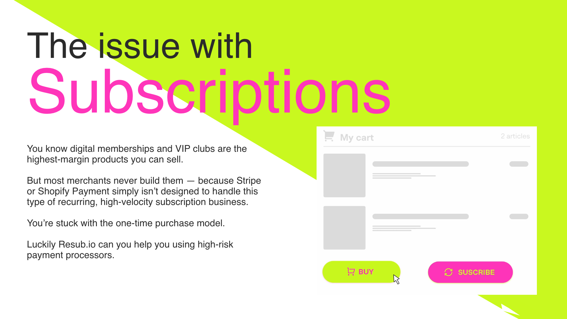 Resub - Screenshot 3