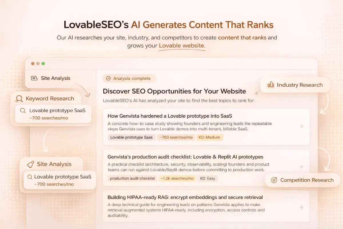 LovableSEO - Screenshot 3