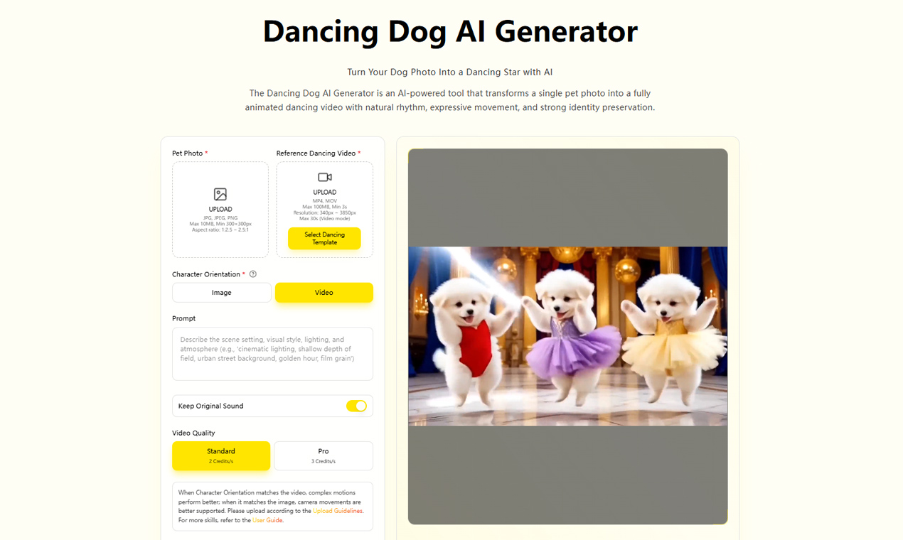 AI Dog Dancing Generator - Screenshot 2