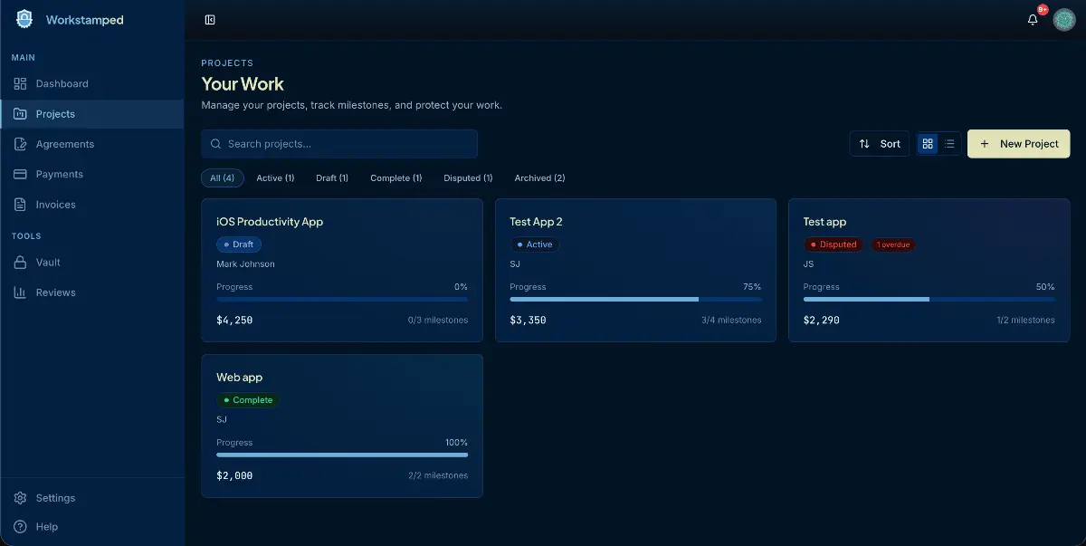 WorkStamped - Screenshot 3