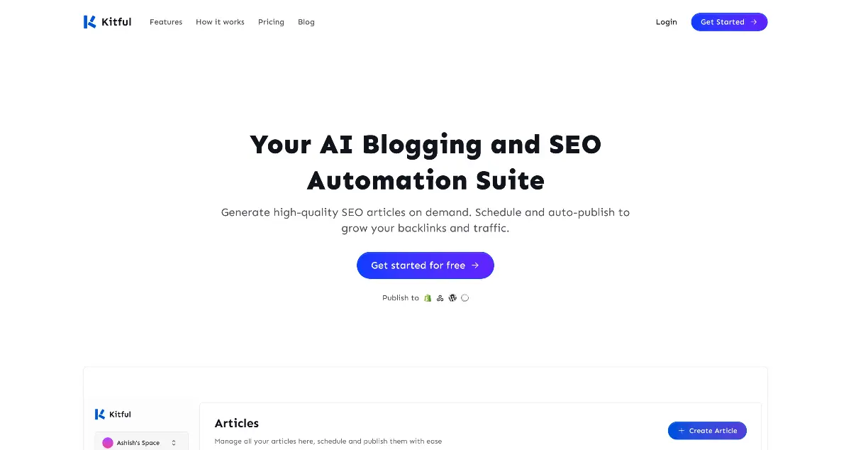 Kitful AI - Screenshot 1