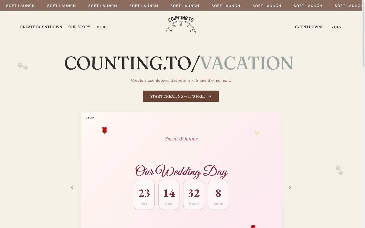 counting.to - Screenshot 1