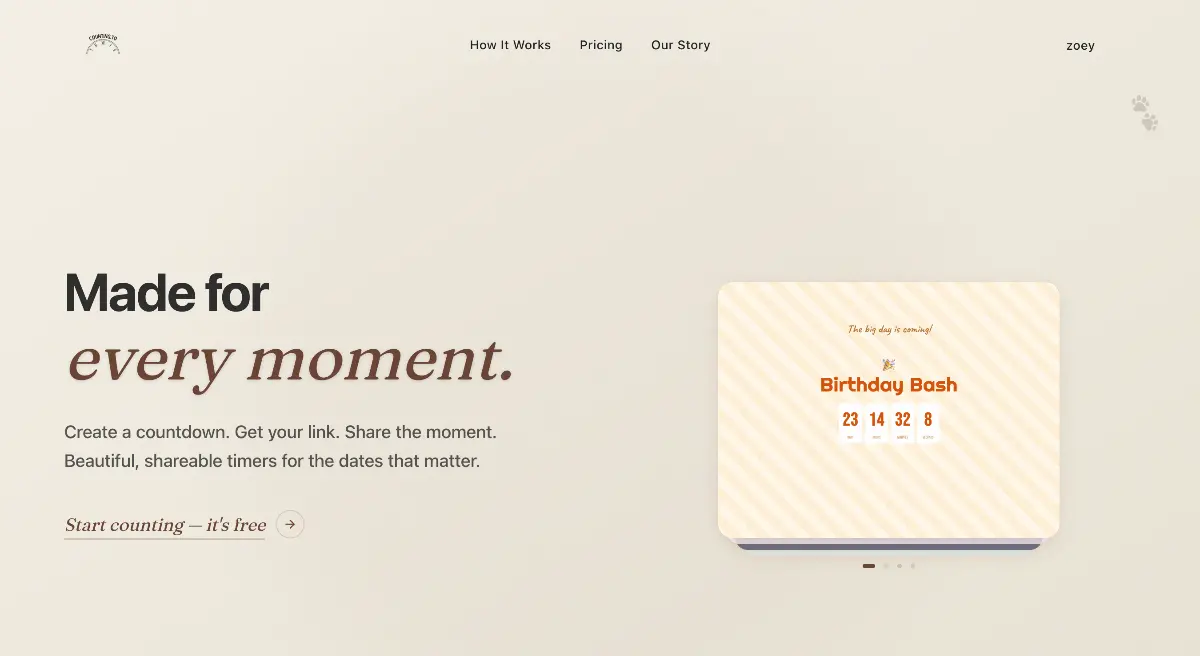 counting.to - Screenshot 1