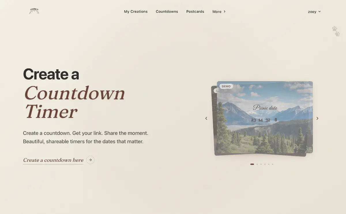 counting.to - Screenshot 1