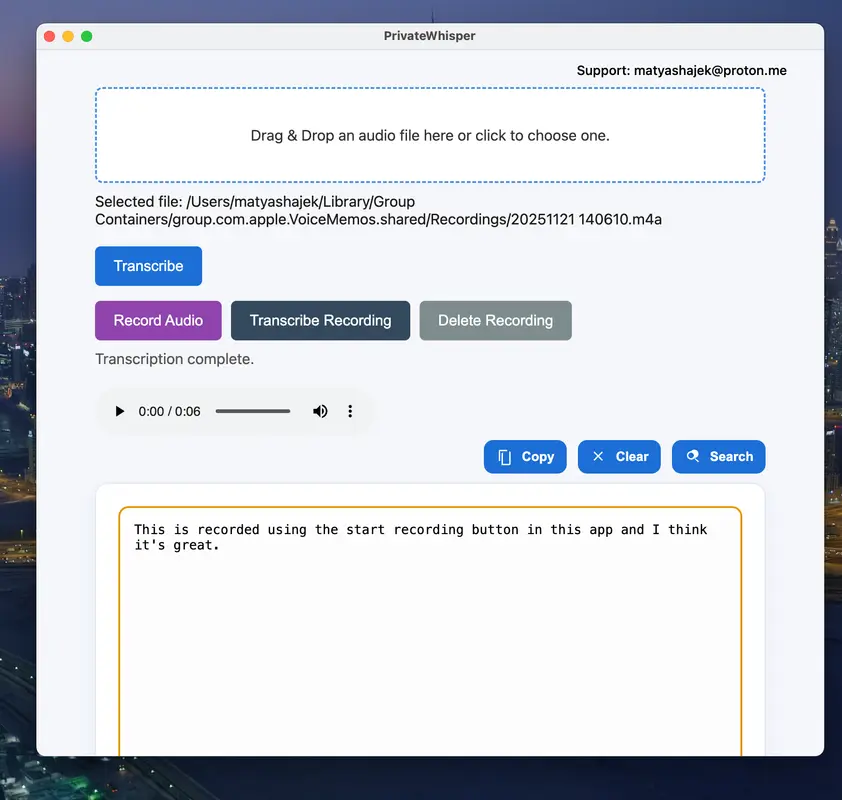 PrivateWhisper - Screenshot 2