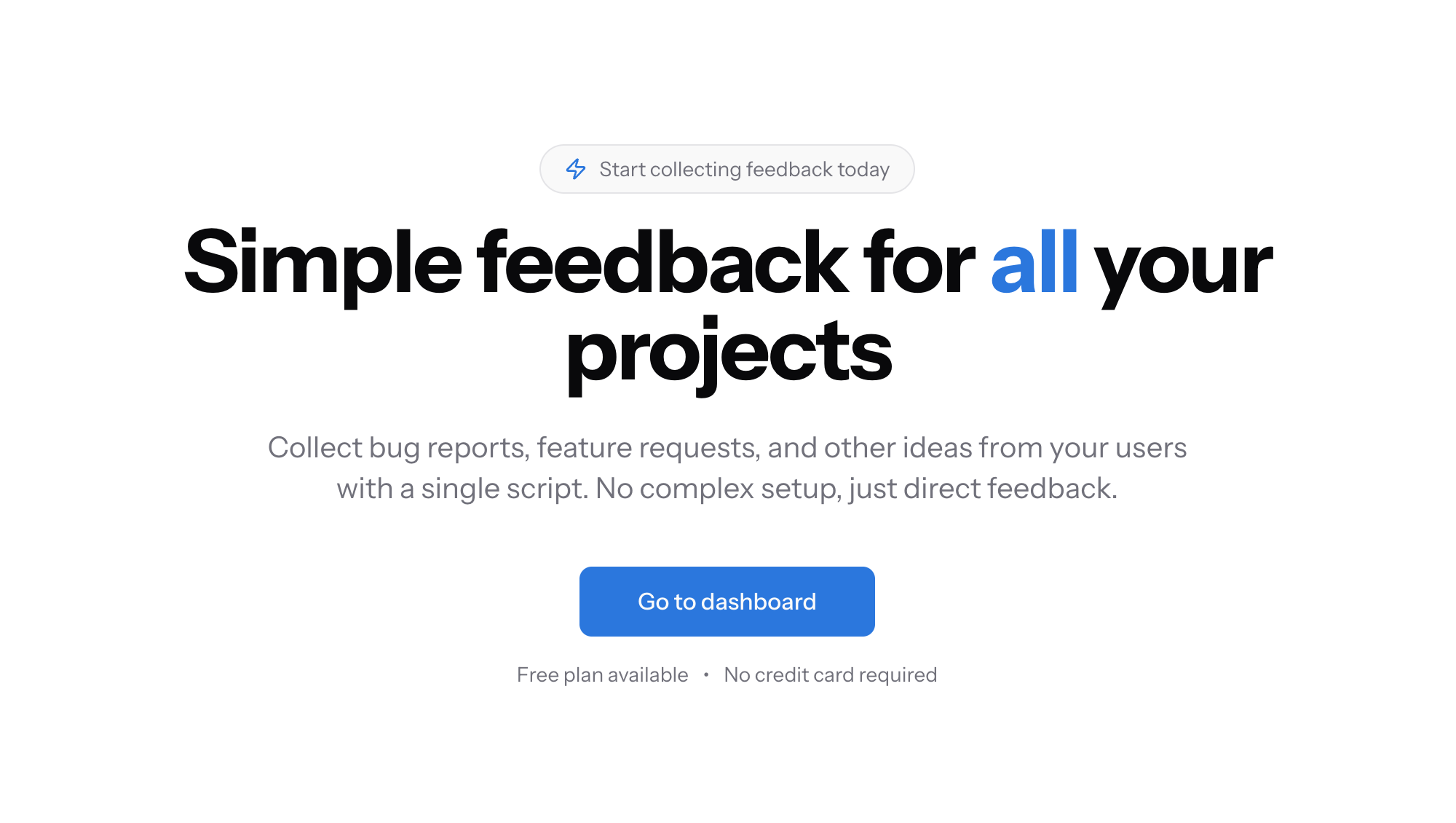 Feedback Widget - Screenshot 1