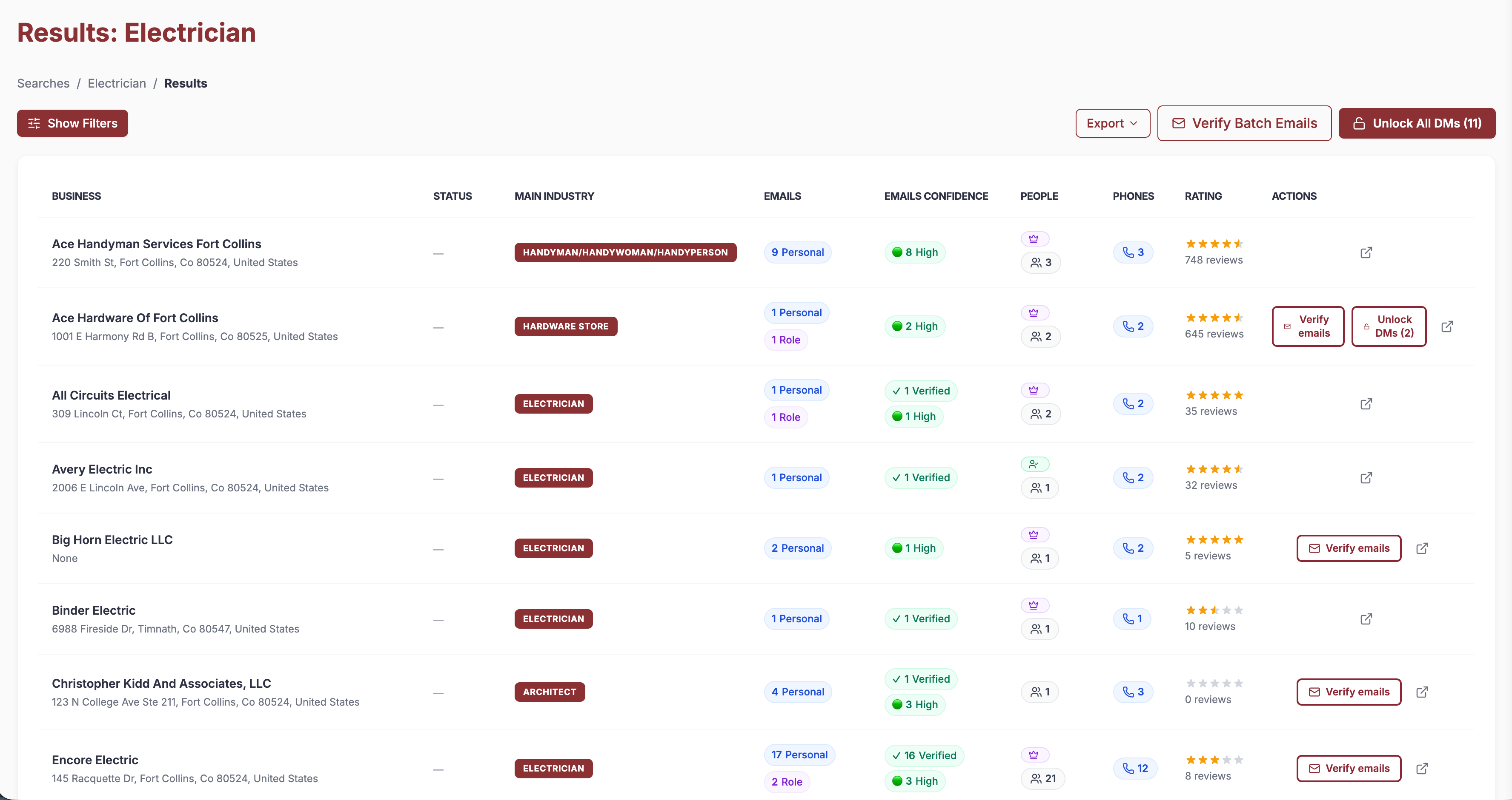 WebLeads - Screenshot 3