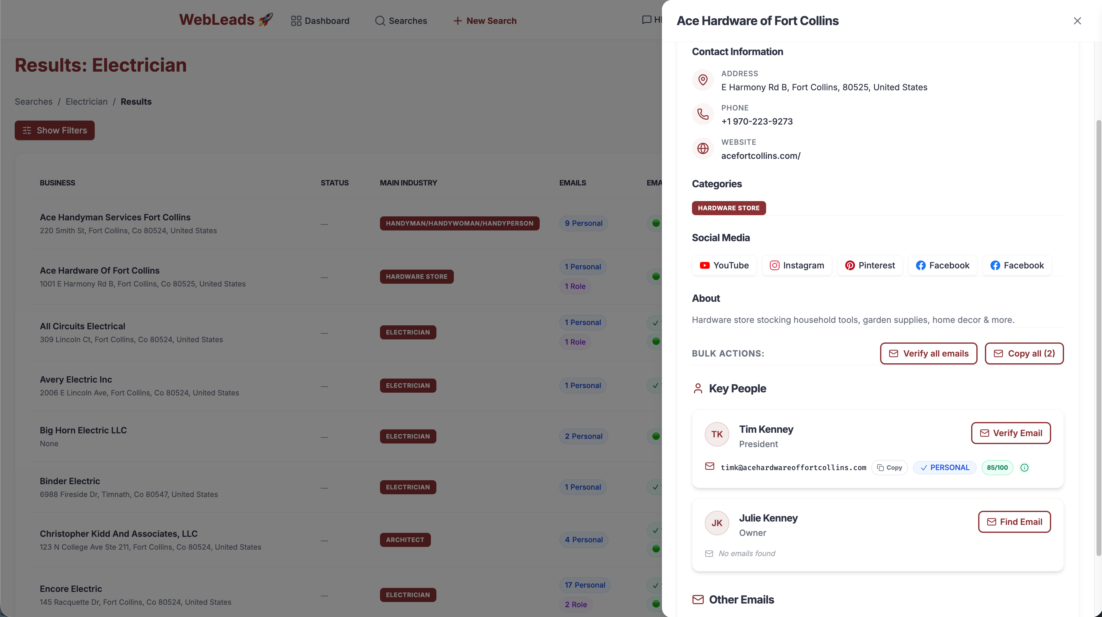 WebLeads - Screenshot 4