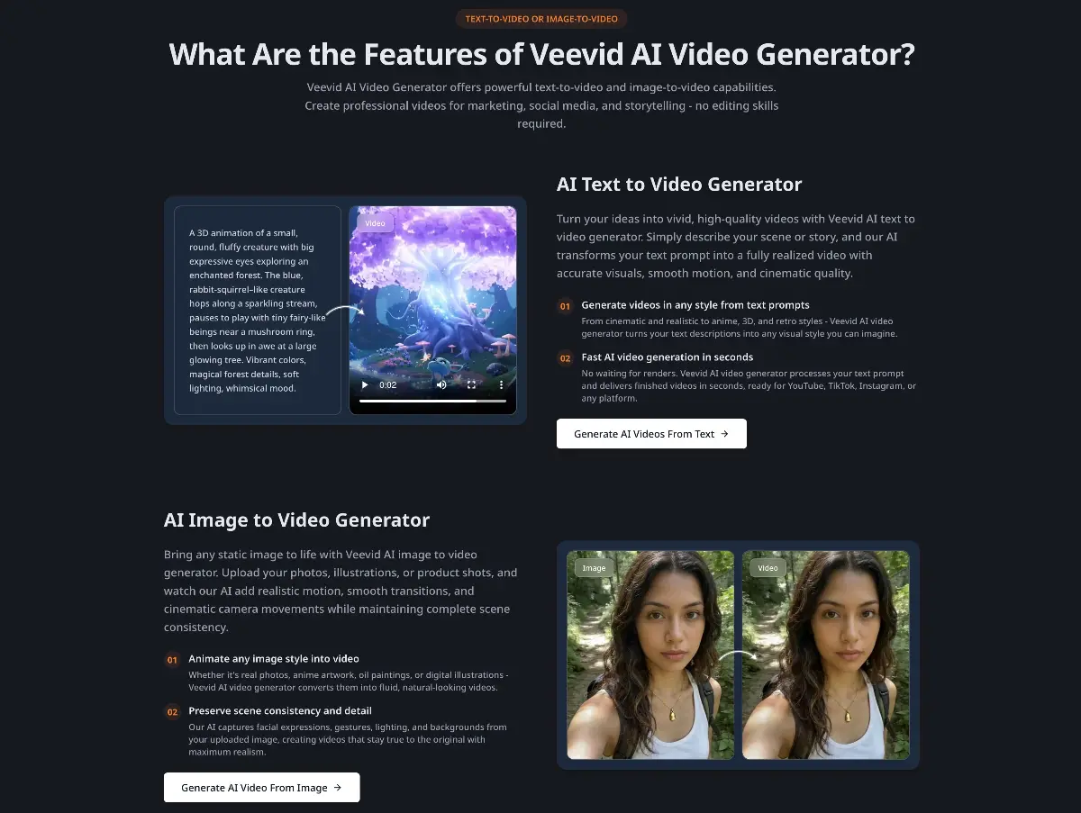 Veevid AI - Best AI Video Generator - Screenshot 2