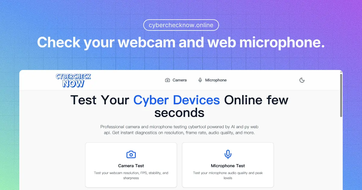 CyberCheck Now - Screenshot 1