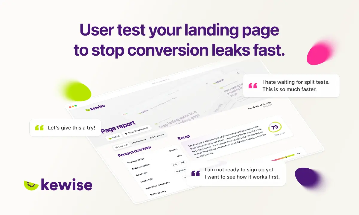 Kewise - Screenshot 1