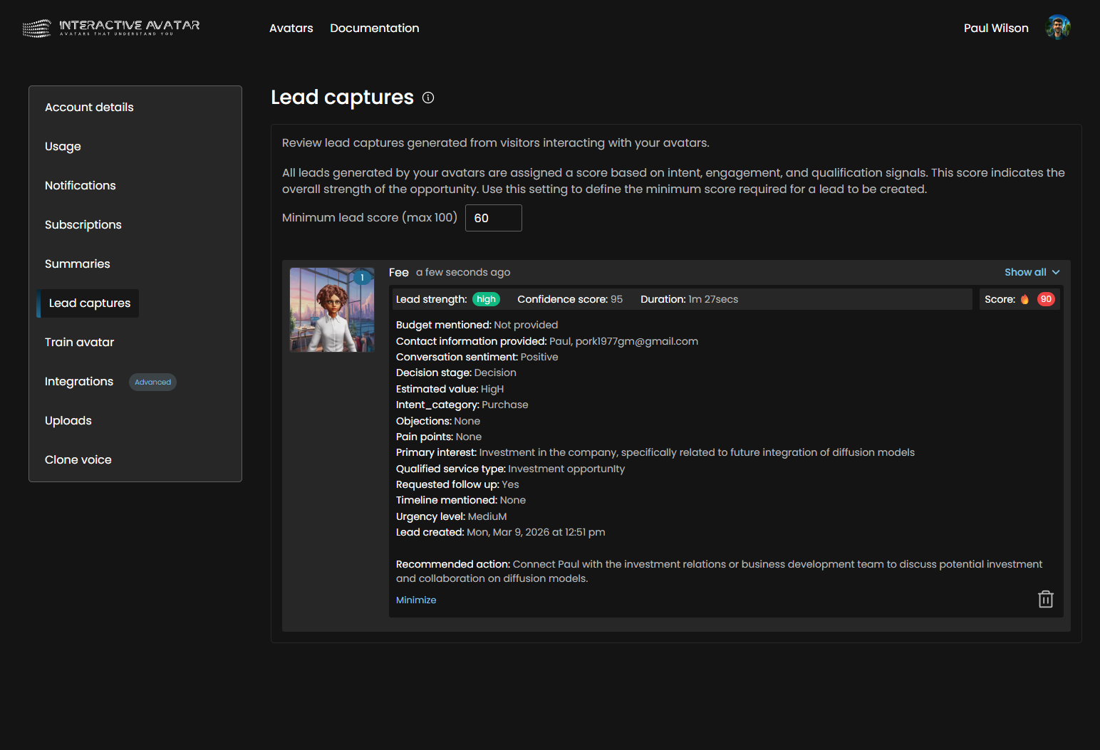 Interactive Avatar - Screenshot 4